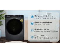 Máy giặt Aqua Inverter 11 kg AQD- D1102G BK