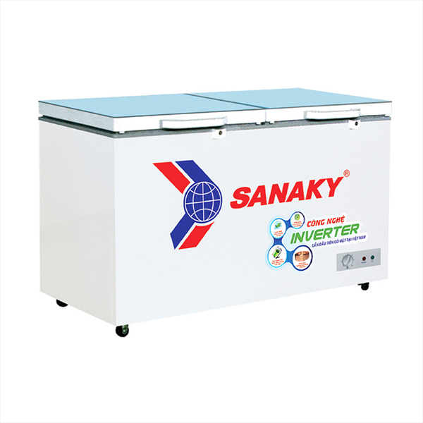 Tủ Đông Sanaky Inverter VH-4099A4KD (1 Ngăn Đông 400 Lít Màu Xanh Ngọc)
